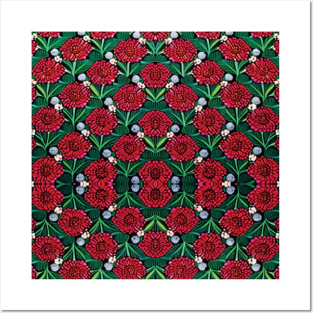 Flowers pattern Wall Art by SylwiaArt